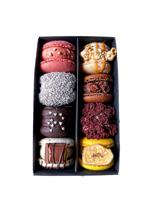 Set 8 Pack Macaron Box