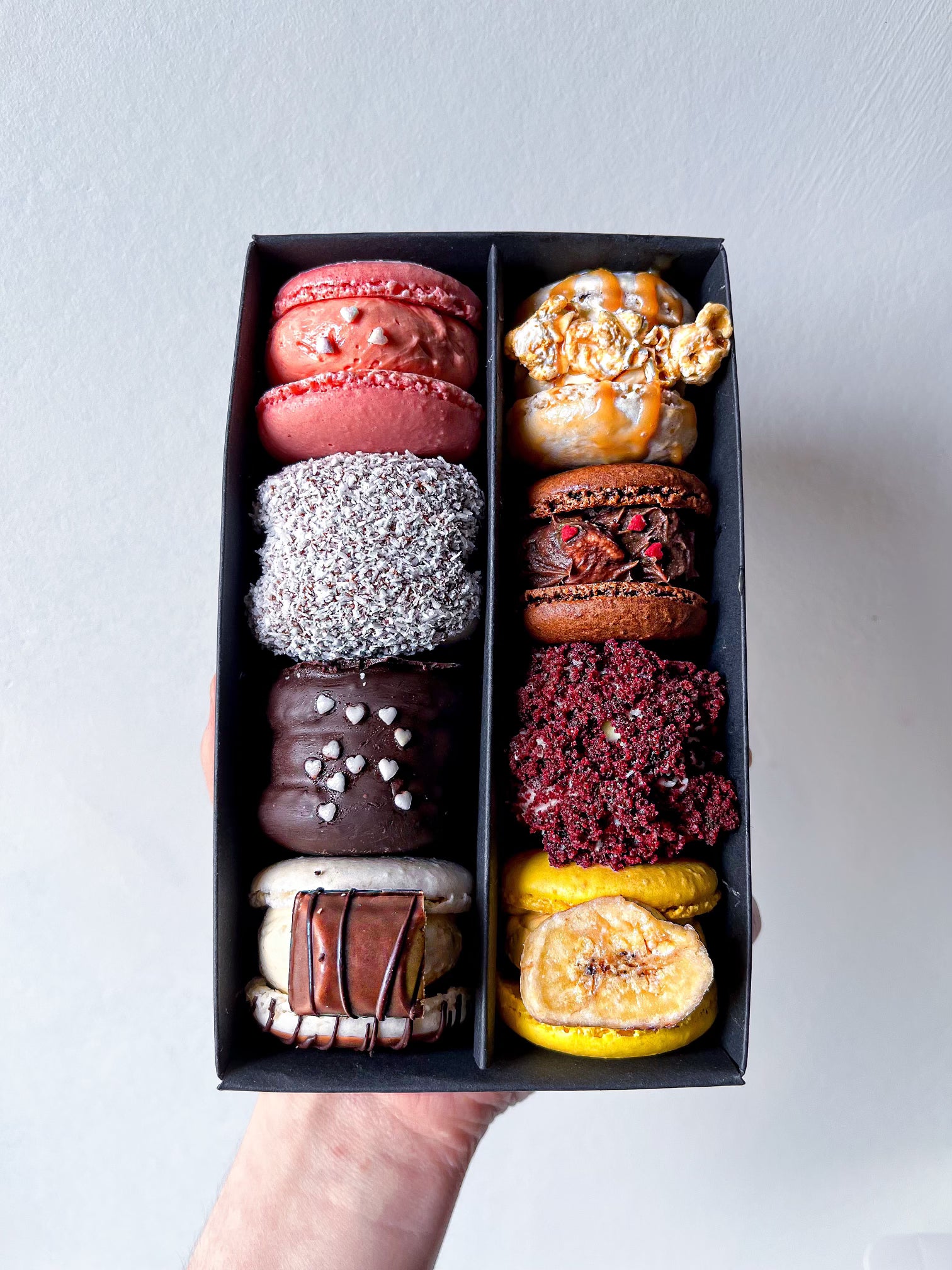 Set 8 Pack Macaron Box